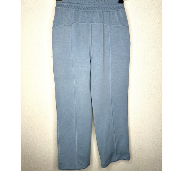 Lululemon Softstreme Pale Blue High Rise Drawstring Lounge Pant Size 2 Oversize - Picture 8 of 16